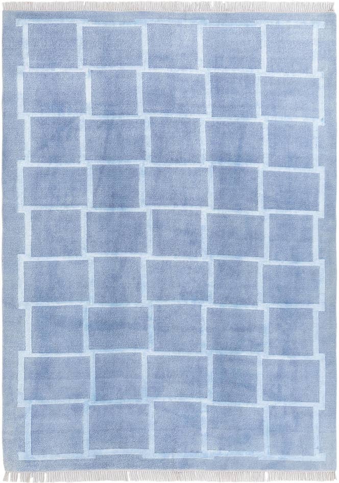 Detail image of 5' 9 x 8' Hand Knotted Darya Wool Rug