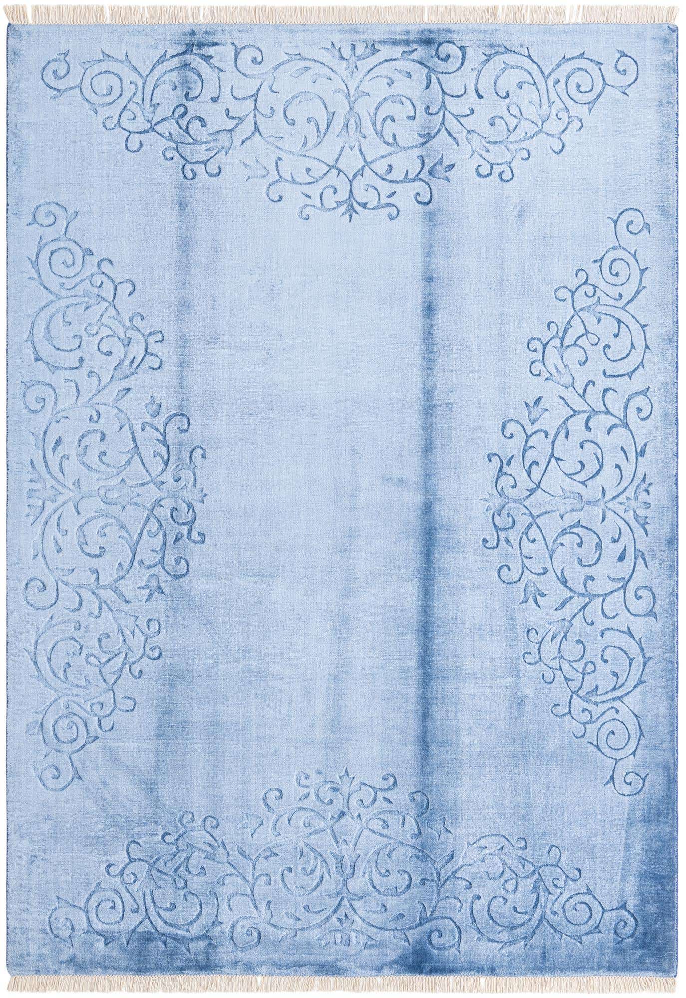 5' 7 x 7' 11 Hand Knotted Darya Wool Rug