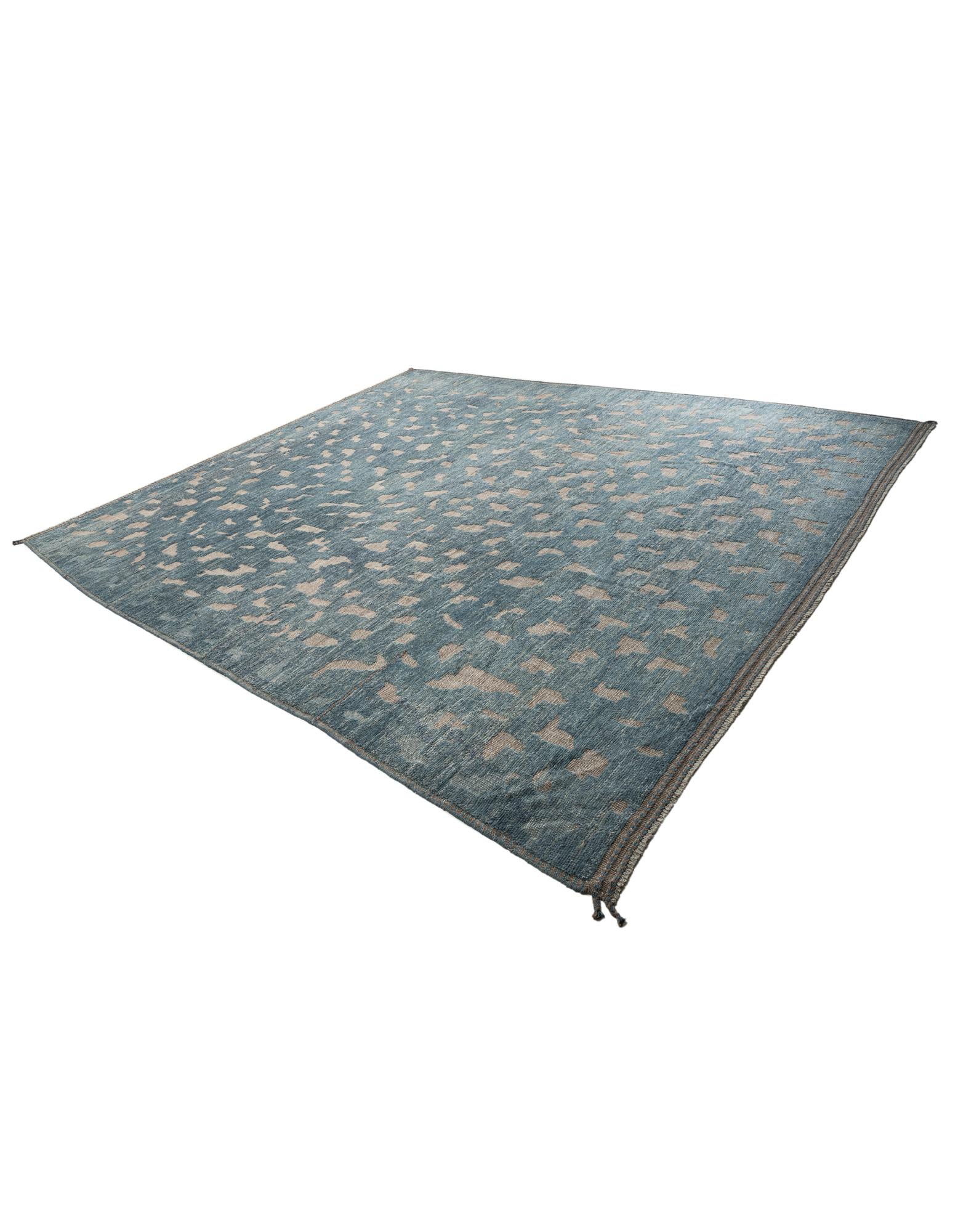12' 8 x 14' 2 Hand Knotted Darya Wool Rug