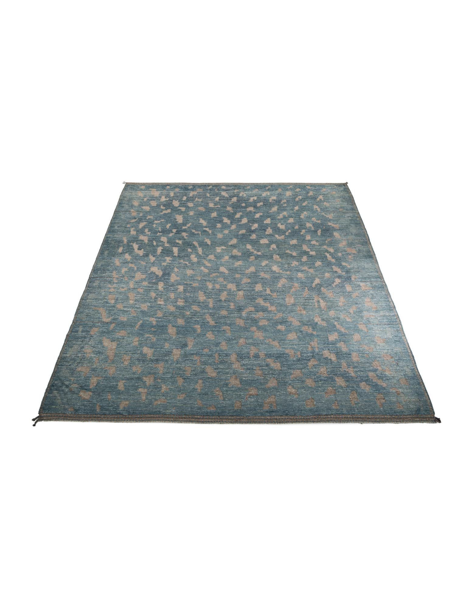 12' 8 x 14' 2 Hand Knotted Darya Wool Rug