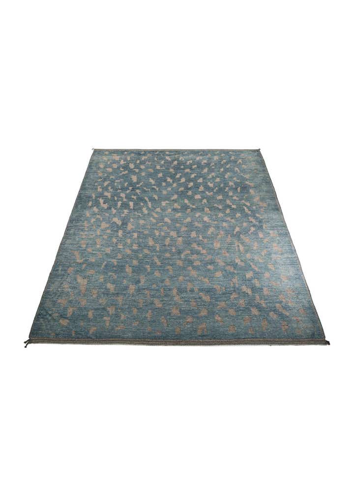 12' 8 x 14' 2 Hand Knotted Darya Wool Rug