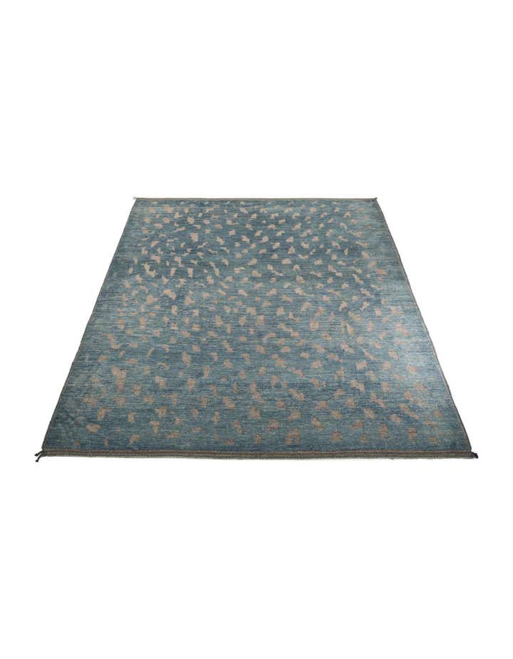 12' 8 x 14' 2 Hand Knotted Darya Wool Rug