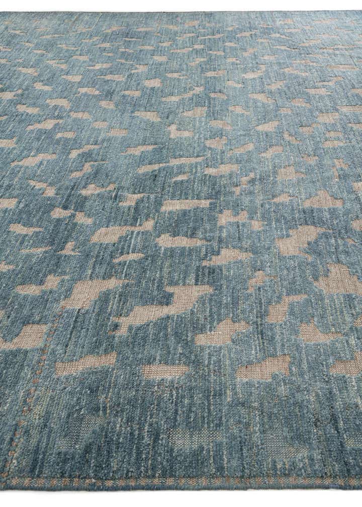 12' 8 x 14' 2 Hand Knotted Darya Wool Rug