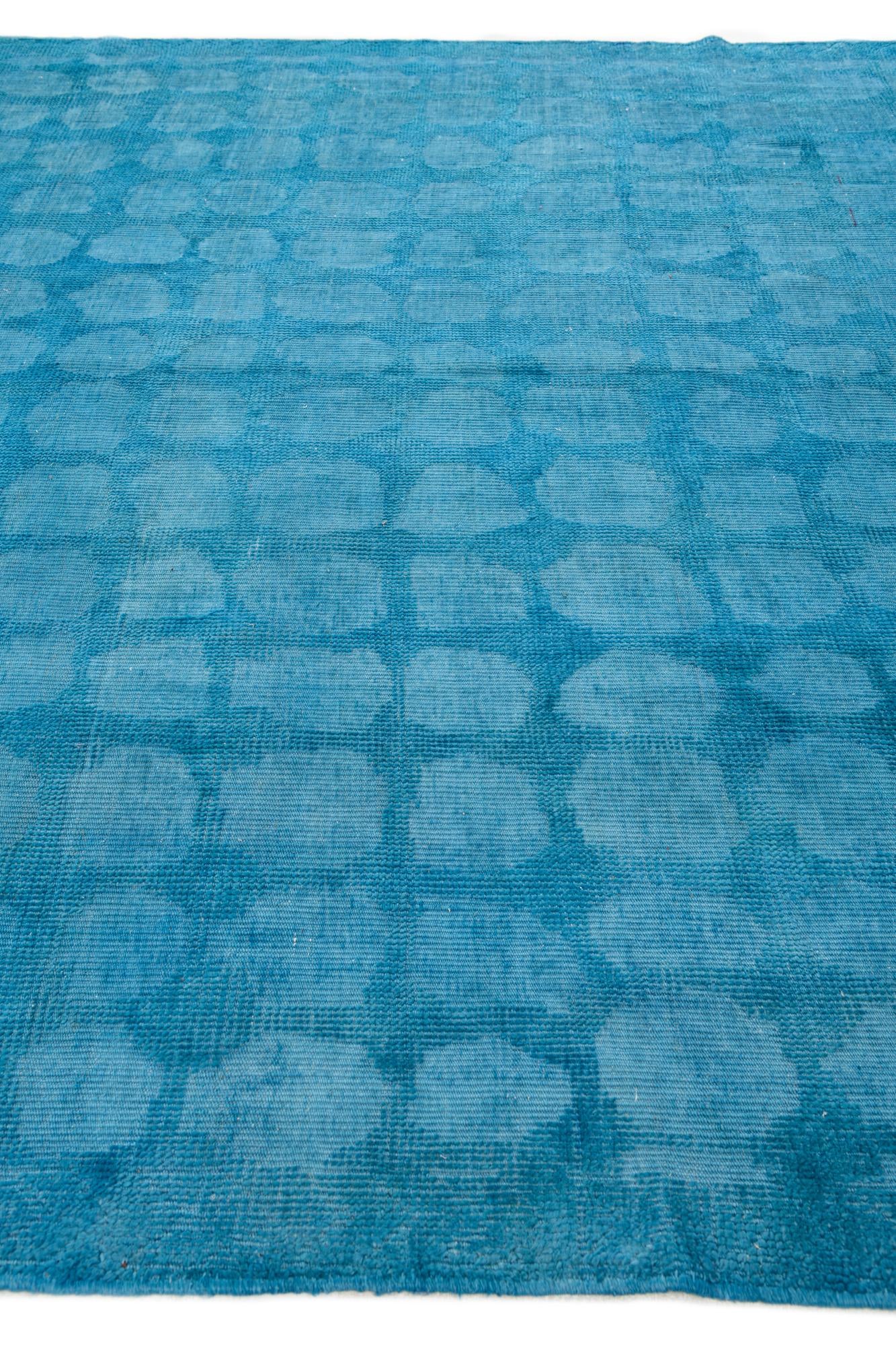 8' x 10' 5 Hand Knotted Darya Wool Rug