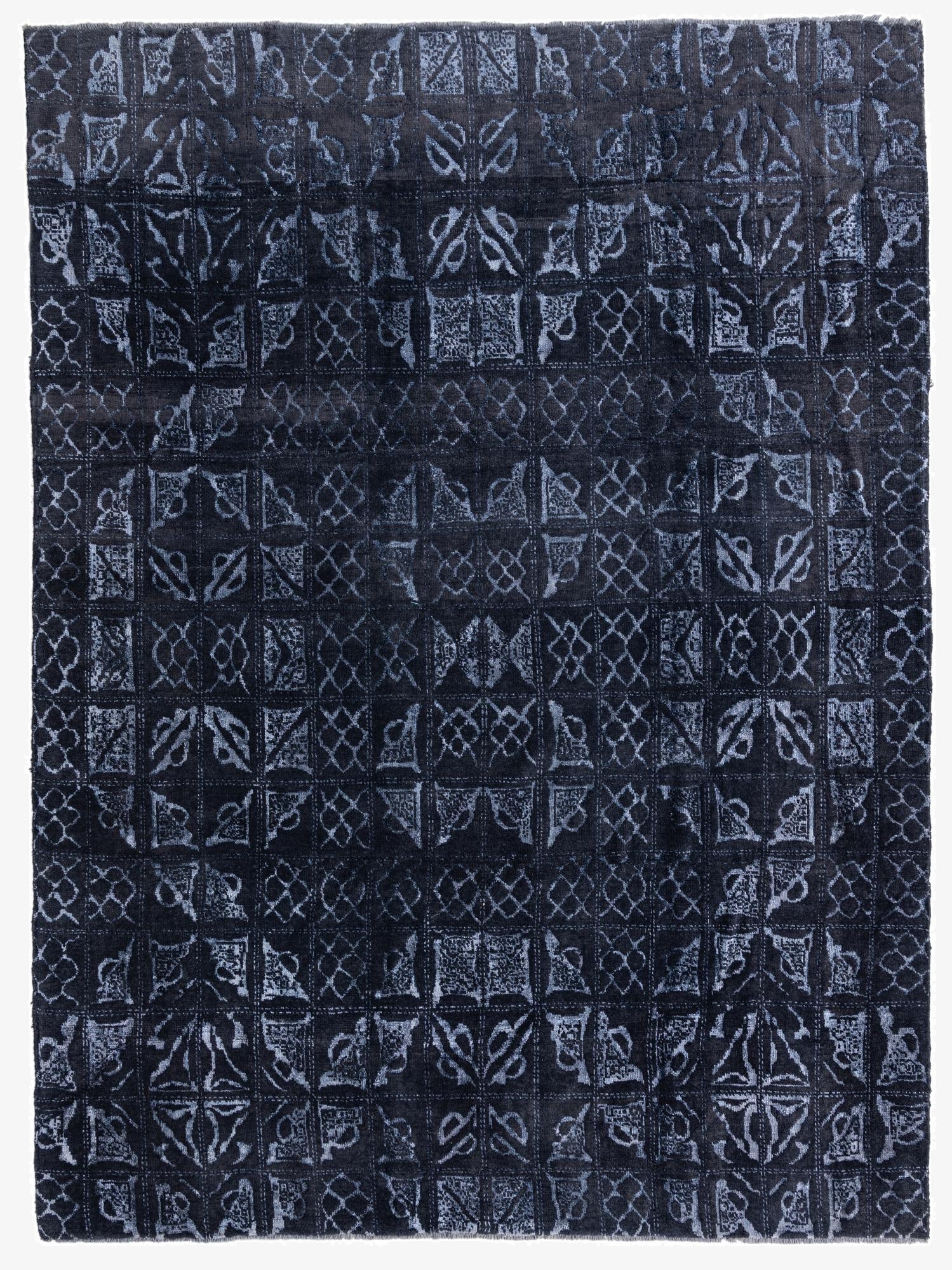 8' 8 x 12'  Hand Knotted Darya Wool Rug