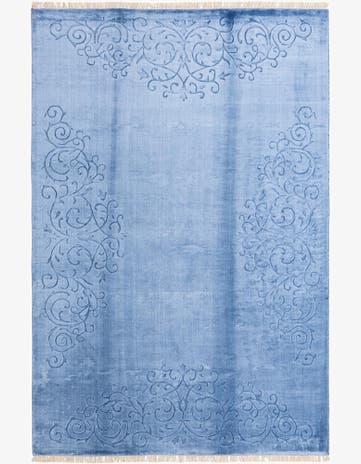 6' 7 x 9' 11 Hand Knotted Darya Wool Rug