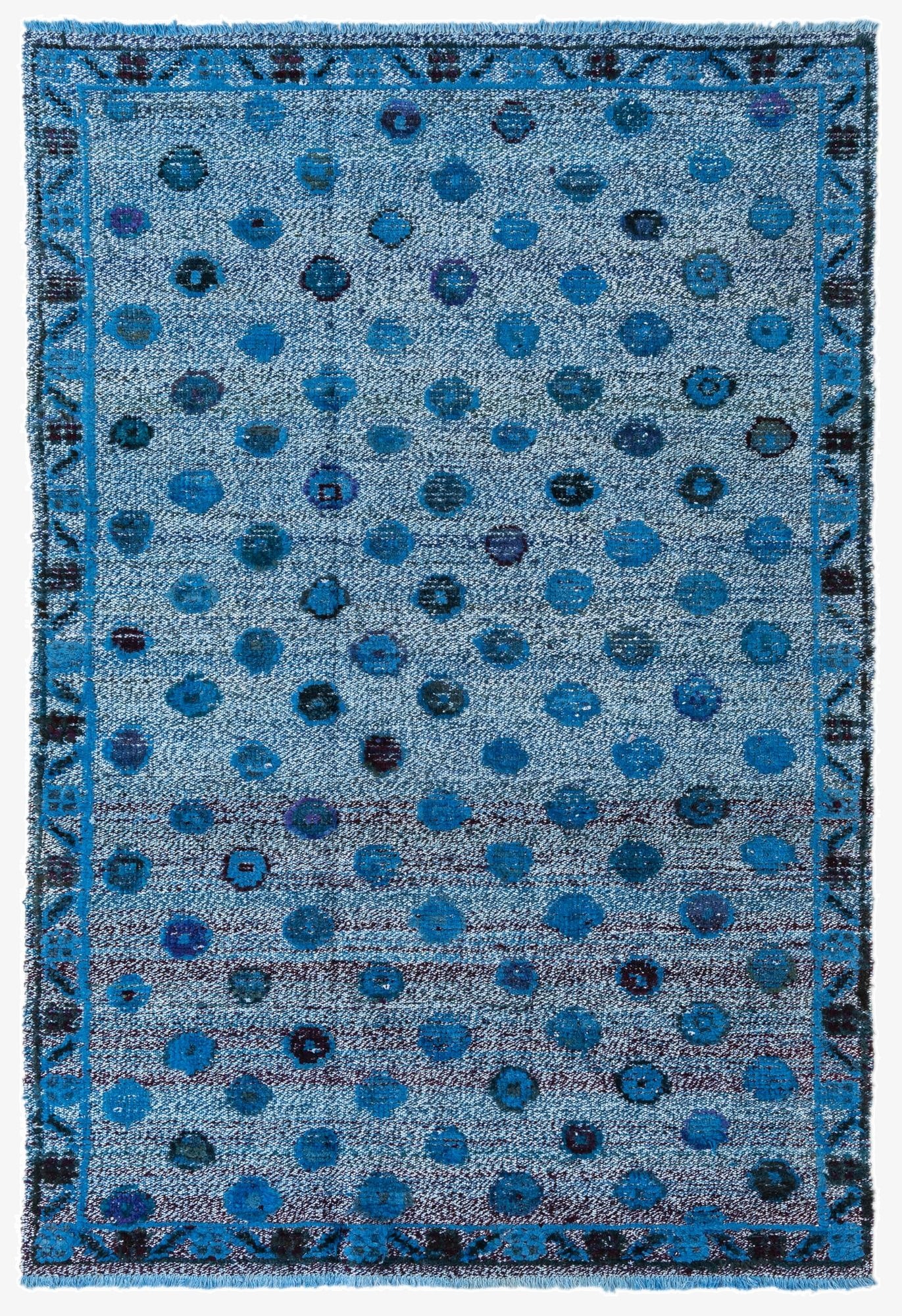 4' 3 x 6' 3  Hand Knotted Darya Wool Rug