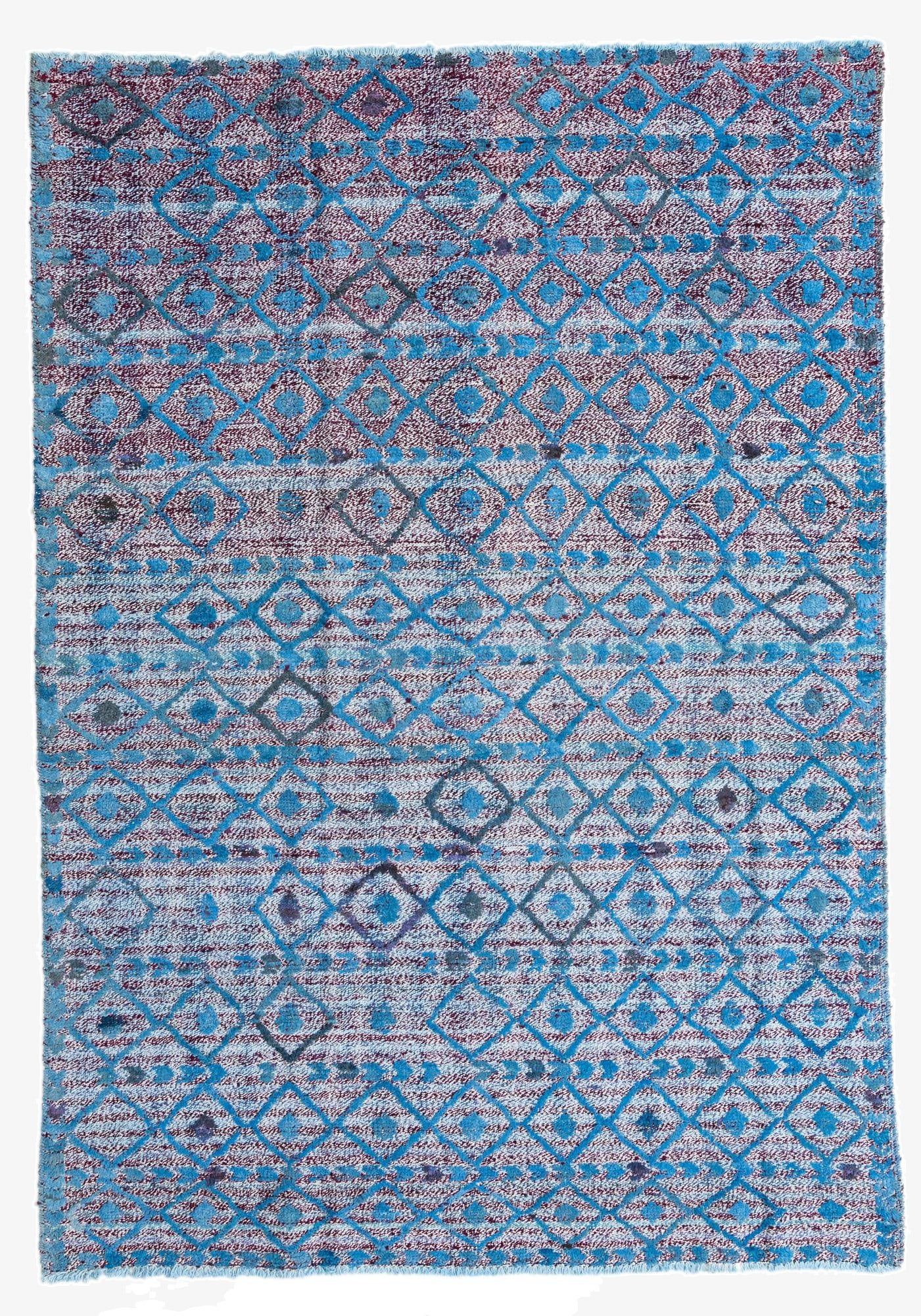 5' 6 x 7' 10  Hand Knotted Darya Wool Rug