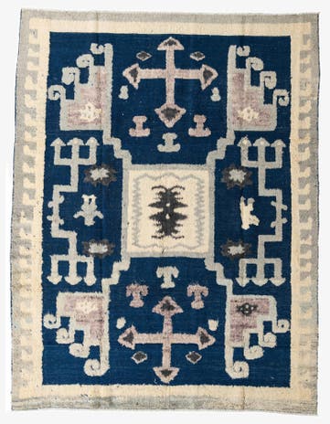 8' 2 x 10' 6 Hand Knotted Darya Wool Rug