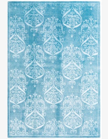 6' 9 x 9' 6 Hand Knotted Darya Wool Rug