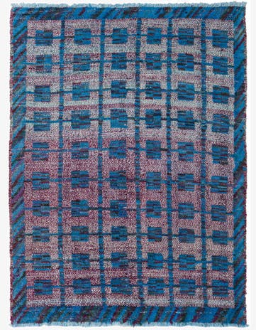 4' 10 x 6' 2 Hand Knotted Darya Wool Rug