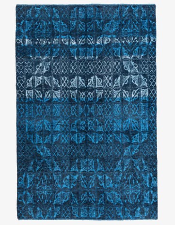 6' x 9' 2 Hand Knotted Darya Rug