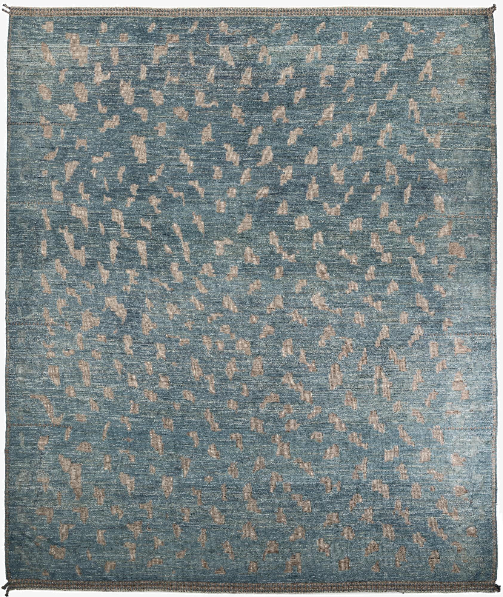 12' 8 x 14' 2  Hand Knotted Darya Wool Rug