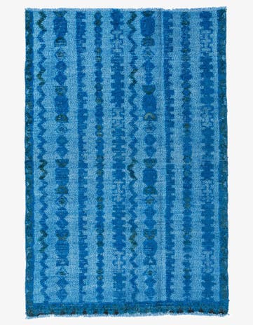 4' x 6' 2 Hand Knotted Darya Wool Rug