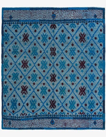 8' 7 x 10' Hand Knotted Darya Wool Rug