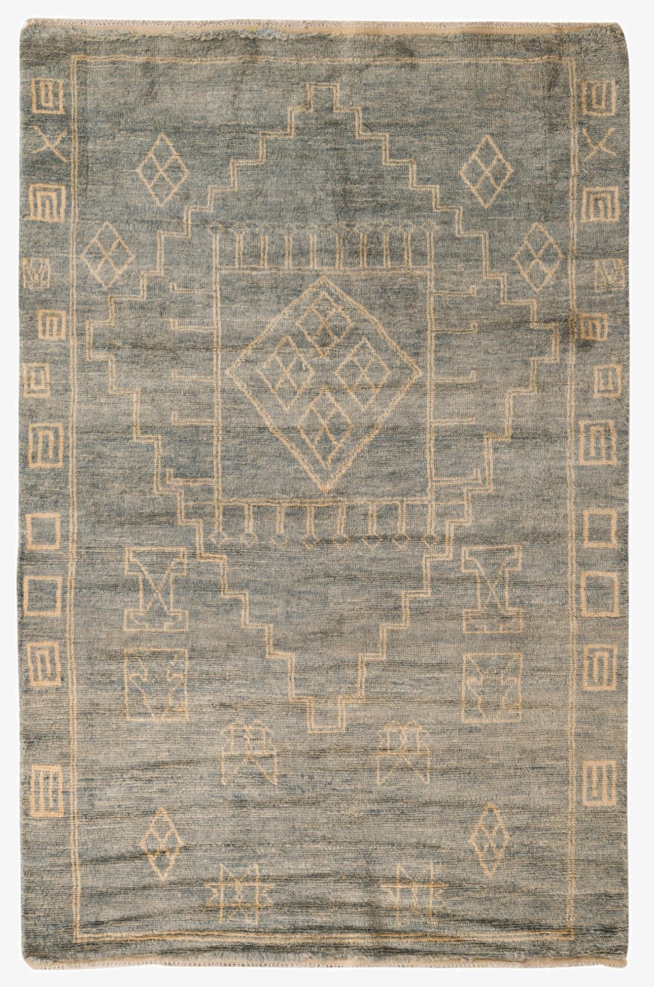 5' 7 x 8' 5 Hand Knotted Darya Wool Rug