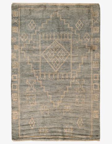 5' 7 x 8' 5 Hand Knotted Darya Wool Rug
