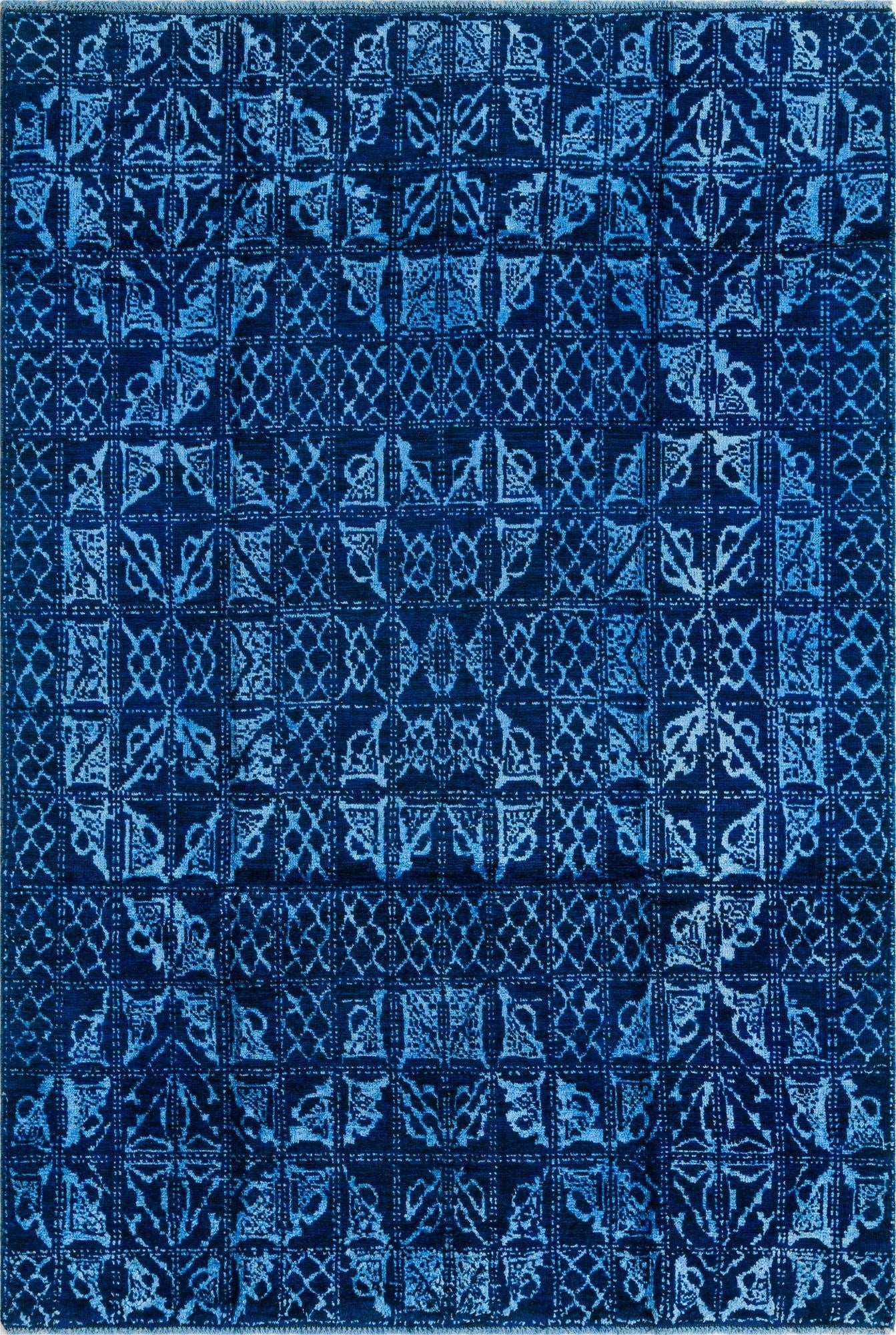 6' x 9'  Hand Knotted Darya Rug