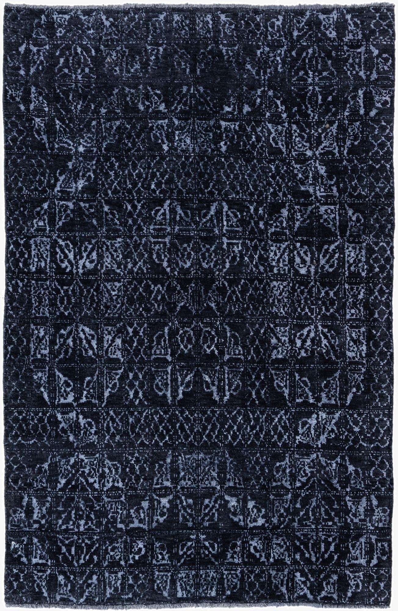 6' x 9' 3  Hand Knotted Darya Rug