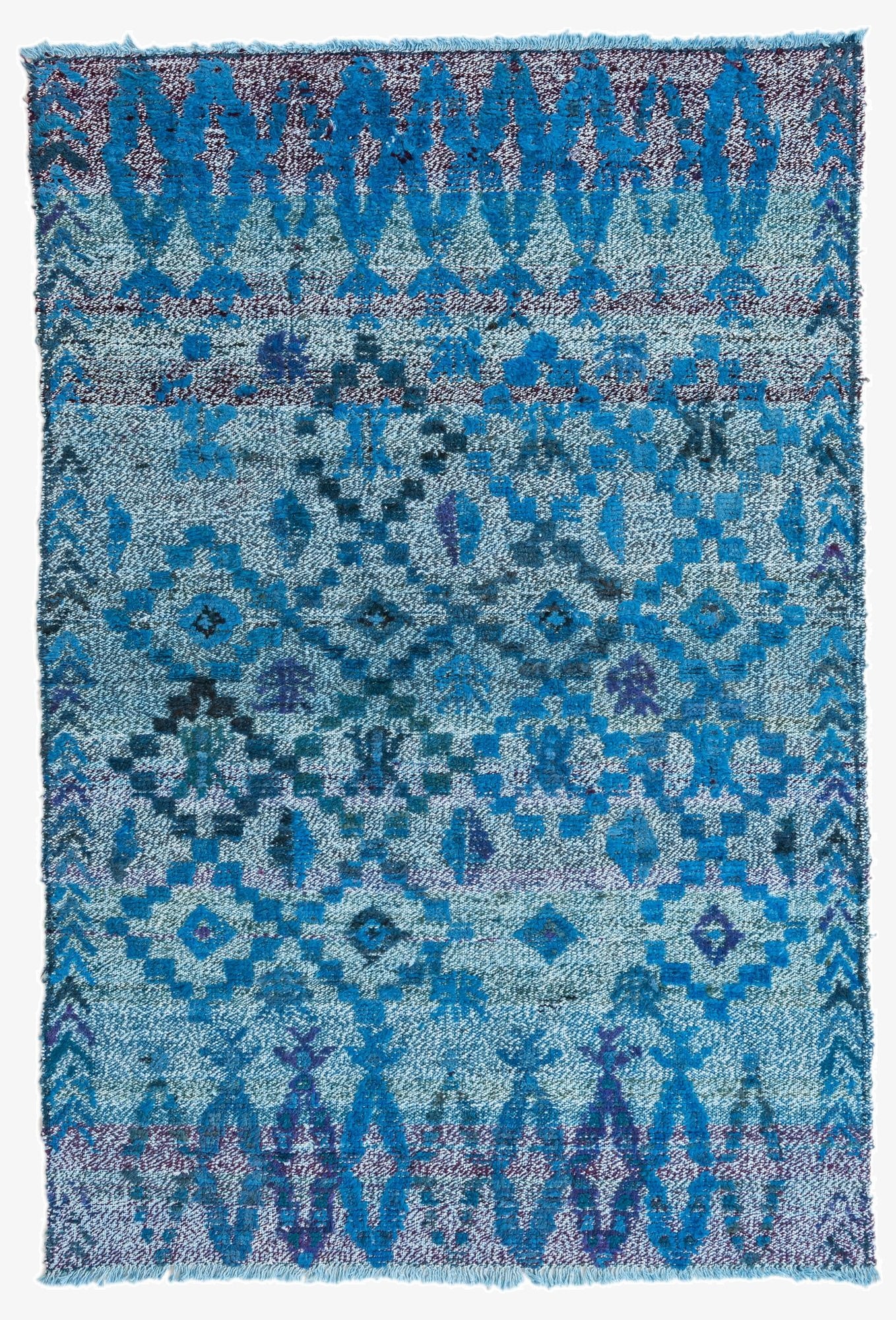 3' 11 x 5' 10  Hand Knotted Darya Wool Rug