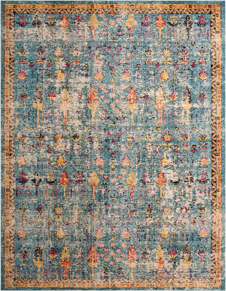 Detail image of 10' 6 x 16' 5 Washable El Paso Rug