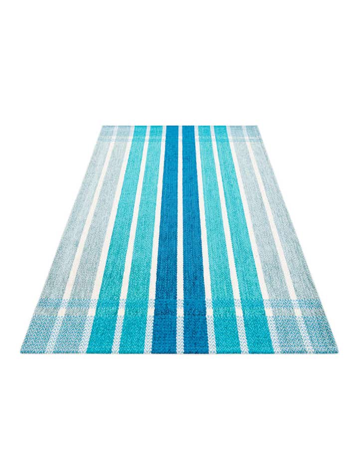 1' 10 x 2' 10 Flatweave Cotton Dhurrie Rug