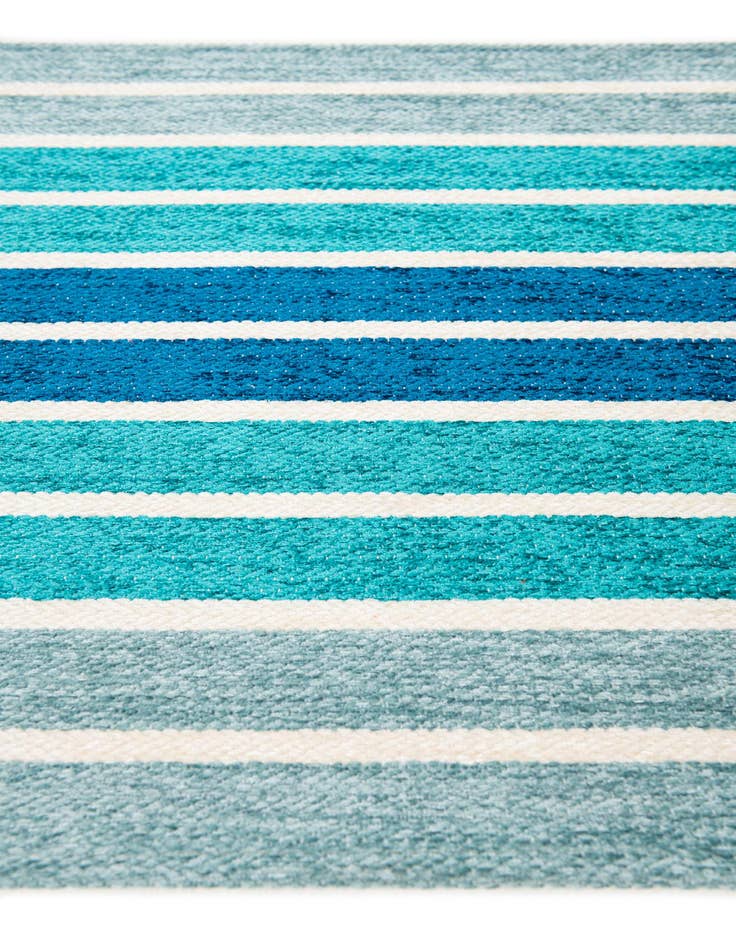 Detail image of 1' 10 x 2' 10 Flatweave Cotton Dhurrie Rug