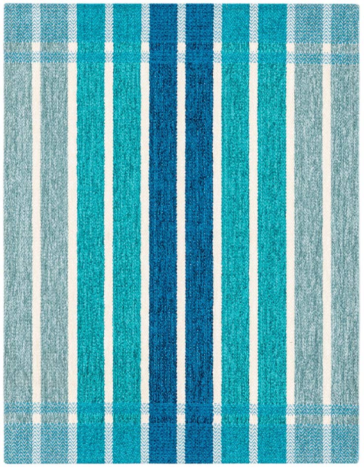 Detail image of 1' 10 x 2' 10 Flatweave Cotton Dhurrie Rug