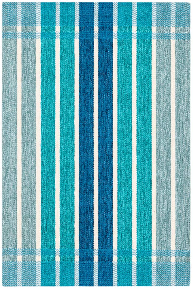 Detail image of 1' 10 x 2' 10 Flatweave Cotton Dhurrie Rug