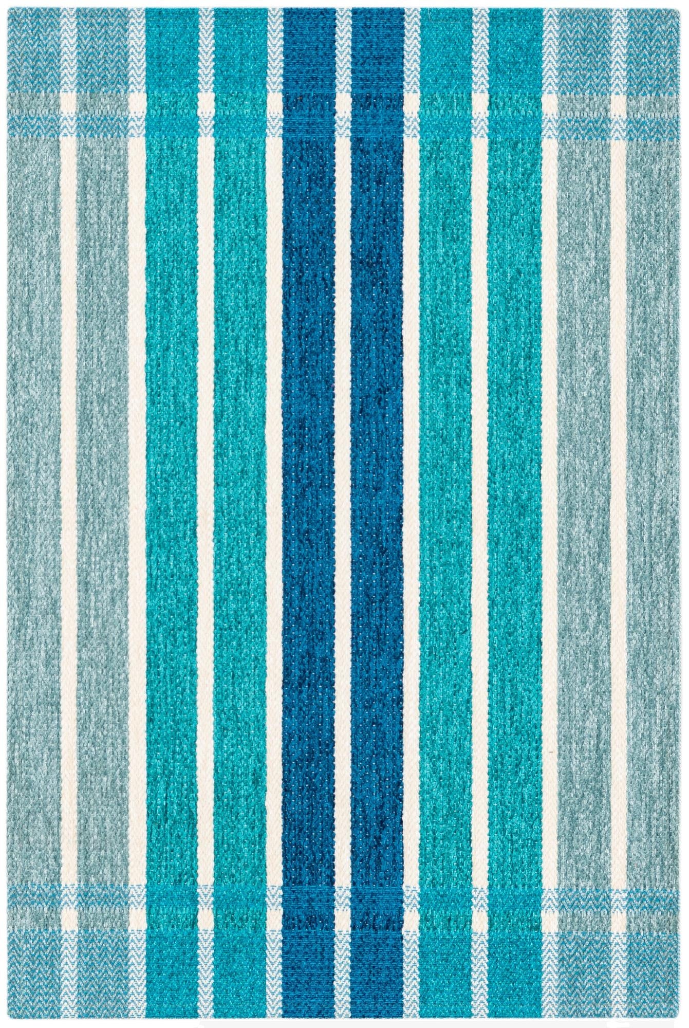 1' 10 x 2' 10 Flatweave Cotton Dhurrie Rug