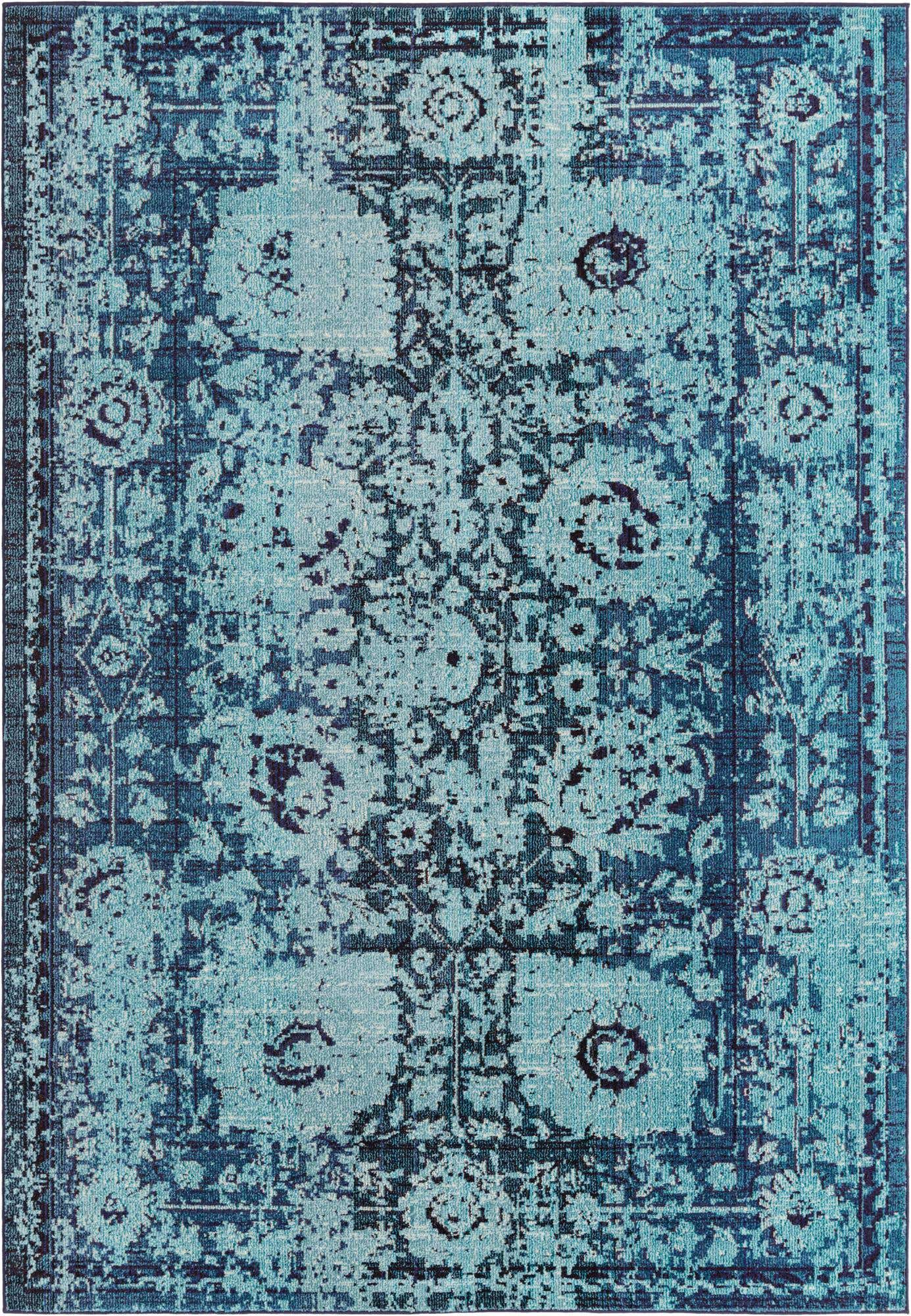 7' x 10' Washable Fleur Rug