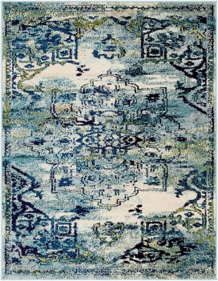 Detail image of 3' 3 x 5' 3 Washable Fleur Rug