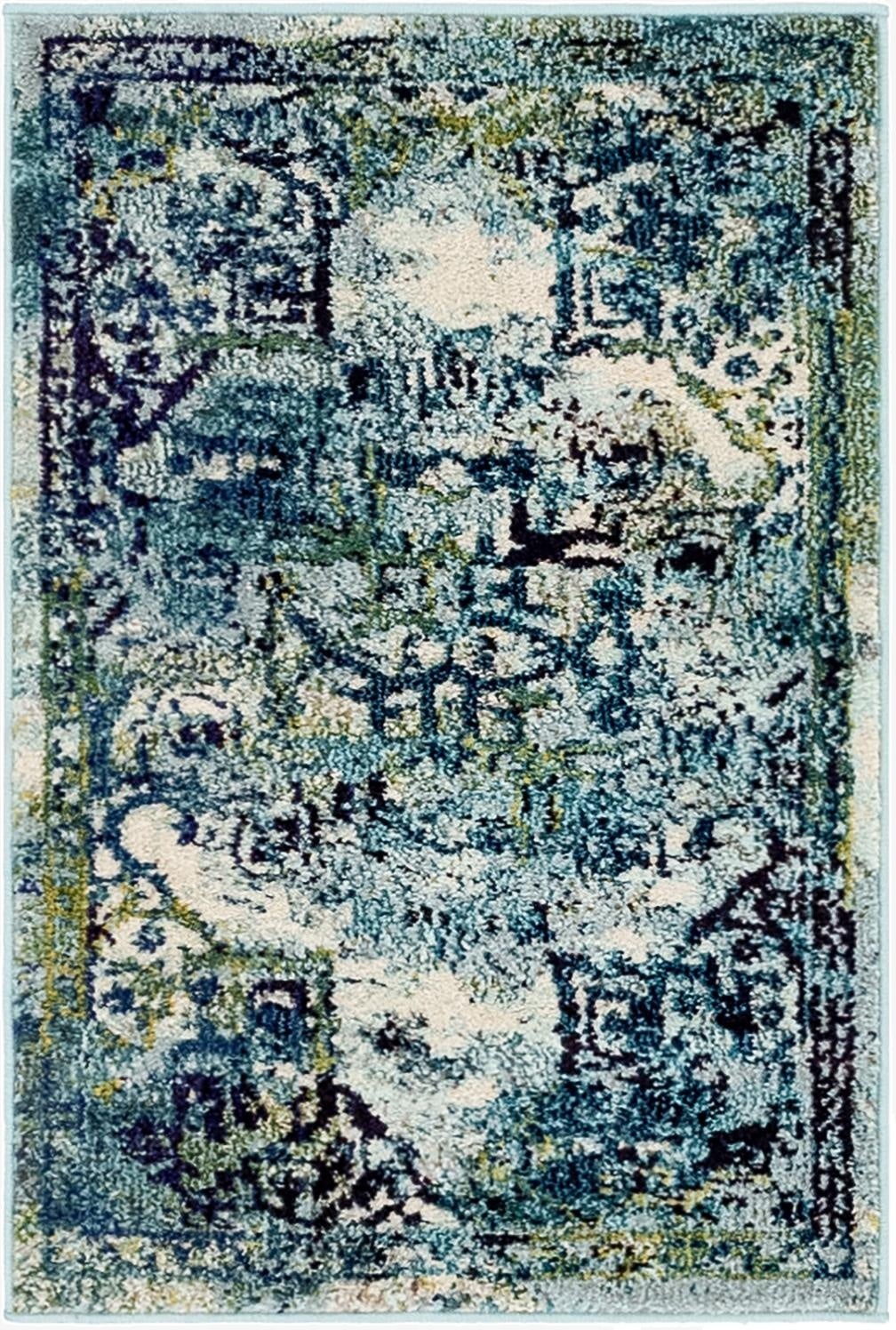 2' 2 x 3' Washable Fleur Rug