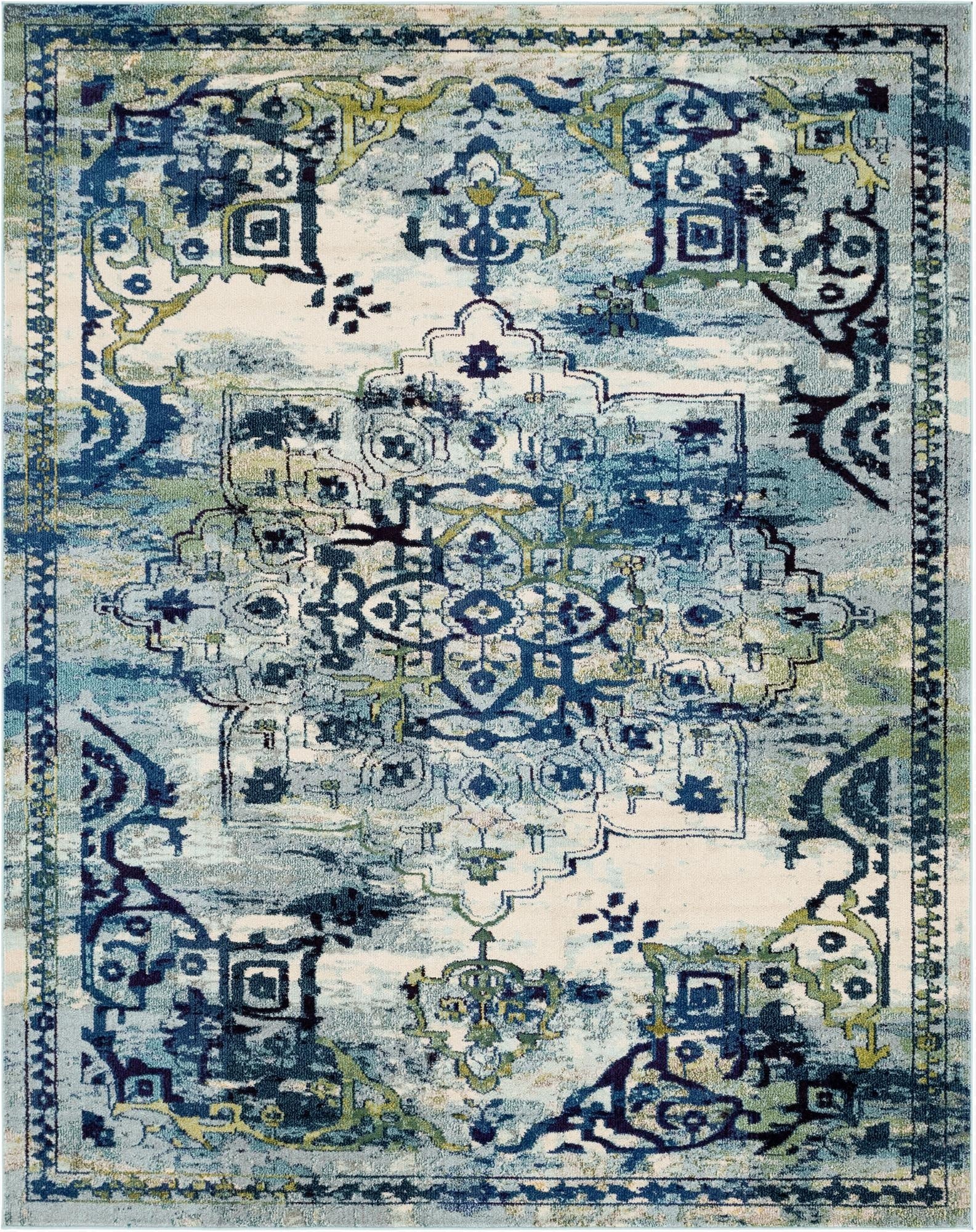 8' x 10' Washable Fleur Rug