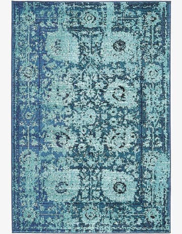 4' x 6' Washable Fleur Rug