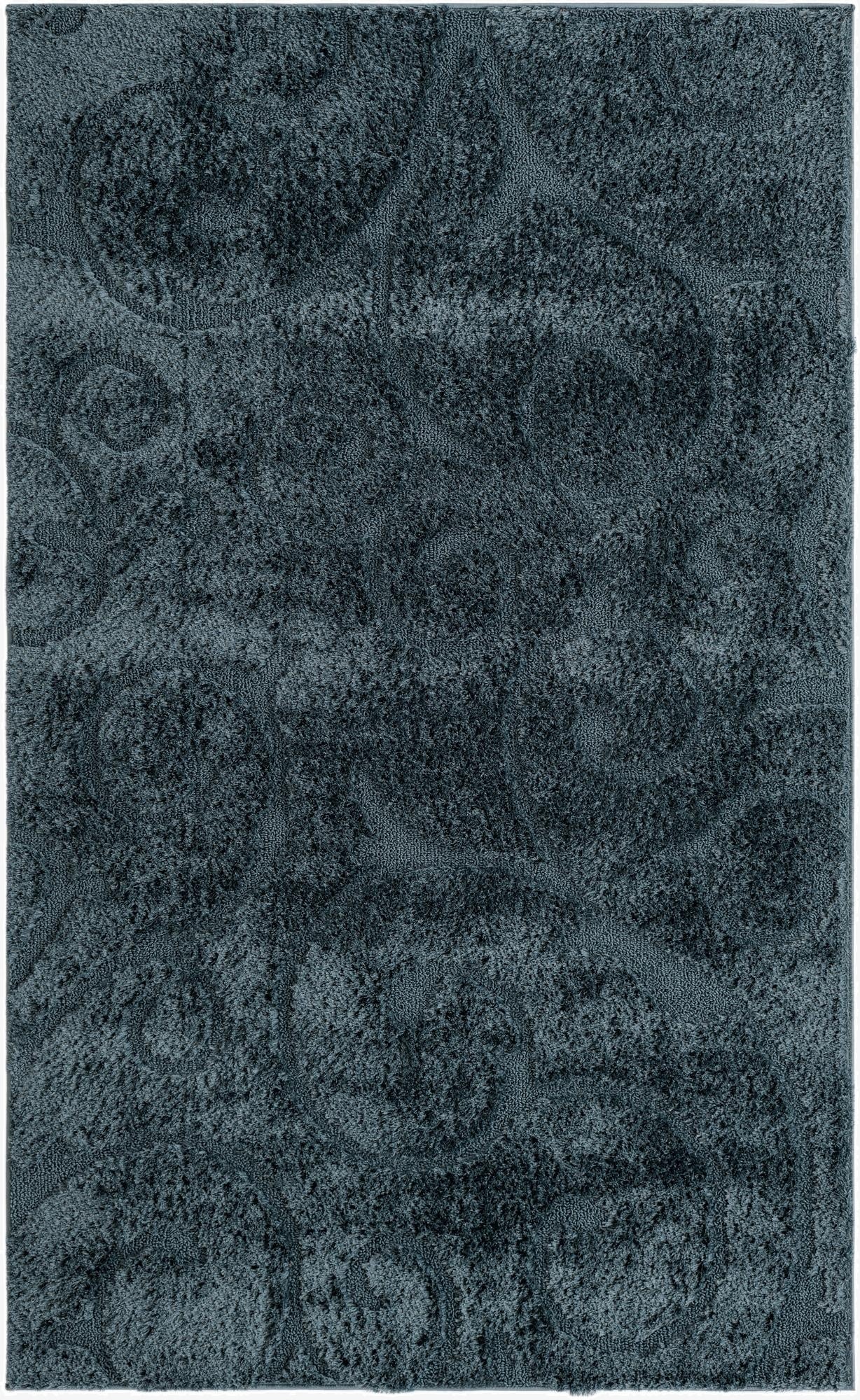 5' x 8' Floral Shag Rug