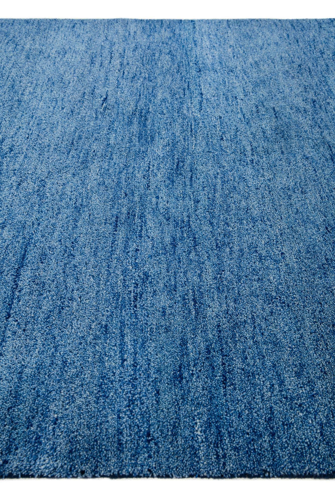 4' 8 x 6' 6 Hand Knotted Gabbeh Wool Rug