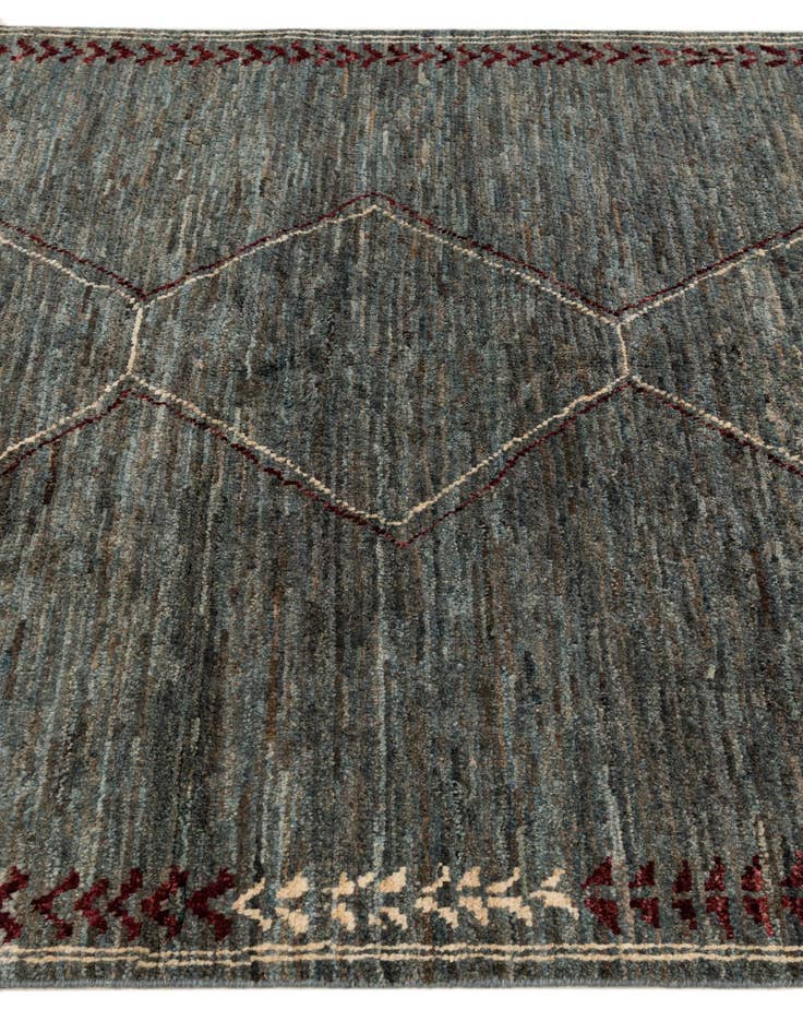 Detail image of 4' 10 x 6' 8  Hand Knotted Gabbeh Wool Rug