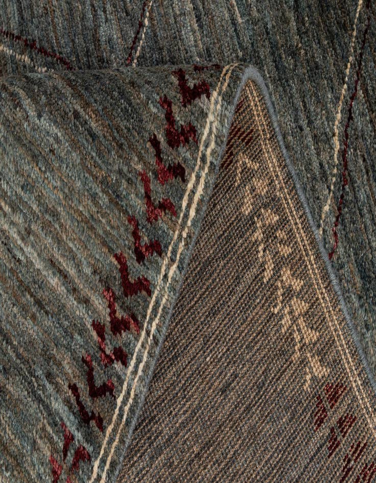 Detail image of 4' 10 x 6' 8  Hand Knotted Gabbeh Wool Rug