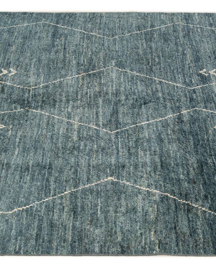 Detail image of 4' 10 x 6' 7  Hand Knotted Gabbeh Wool Rug