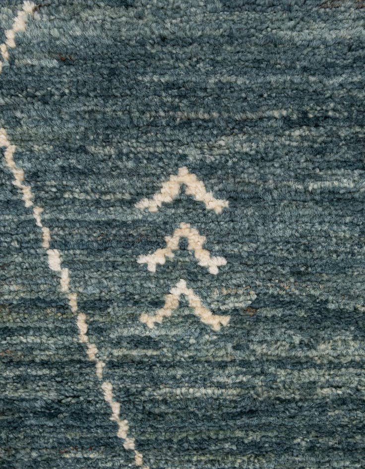 Detail image of 4' 10 x 6' 7  Hand Knotted Gabbeh Wool Rug