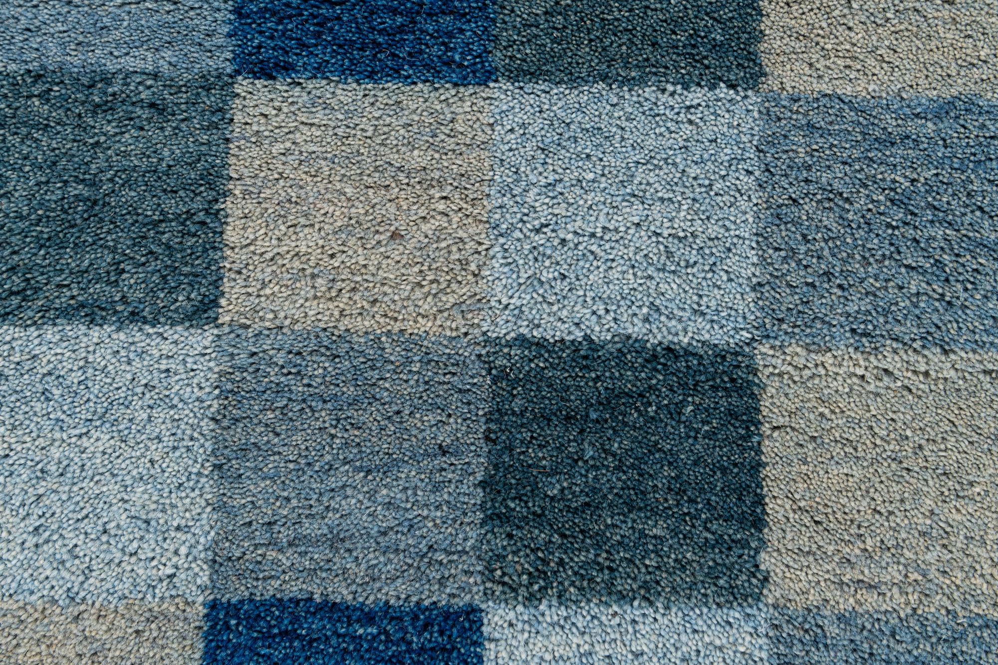 4' x 5' 11 Hand Knotted Gabbeh Wool Rug