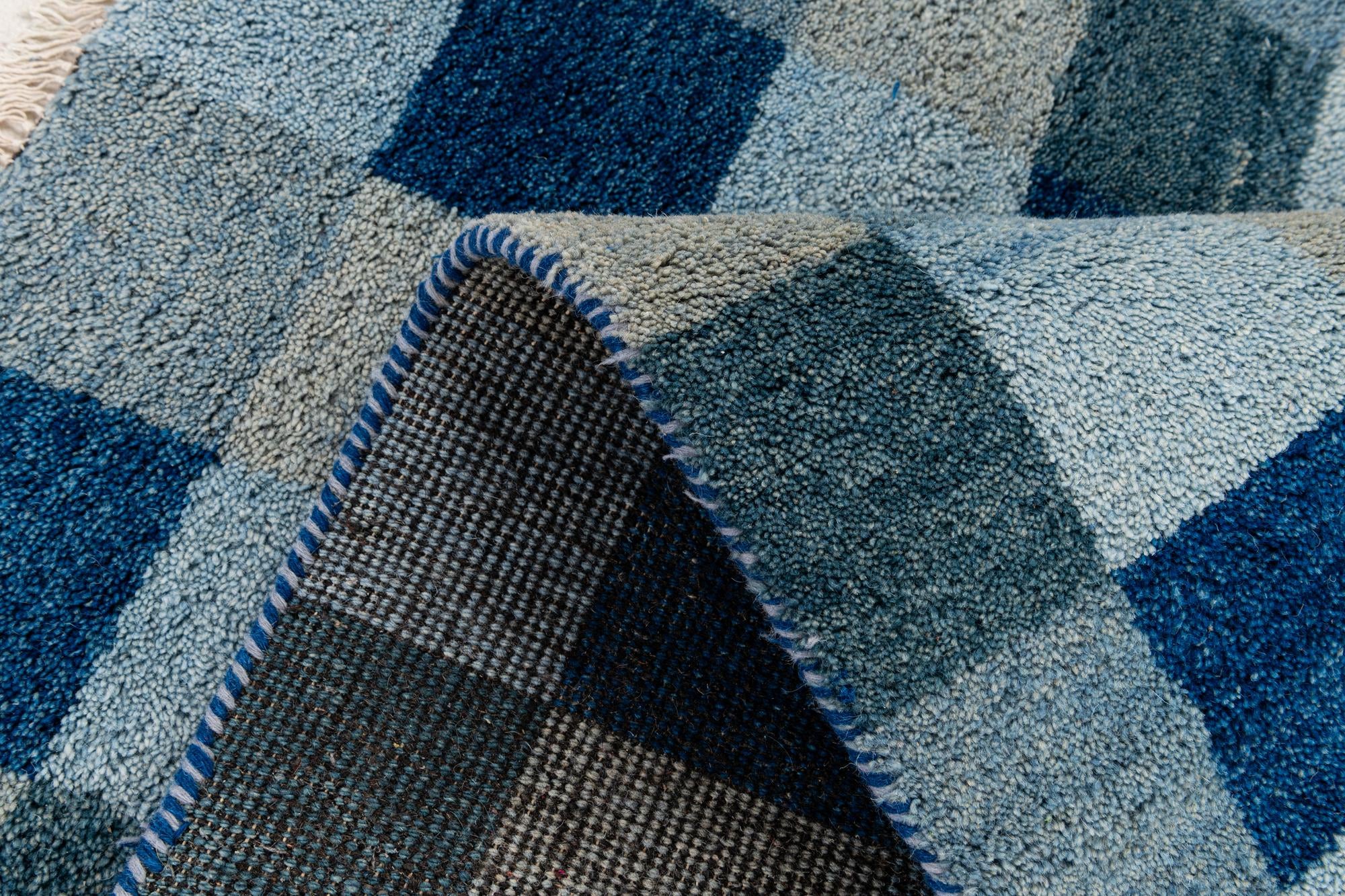 4' x 5' 11 Hand Knotted Gabbeh Wool Rug