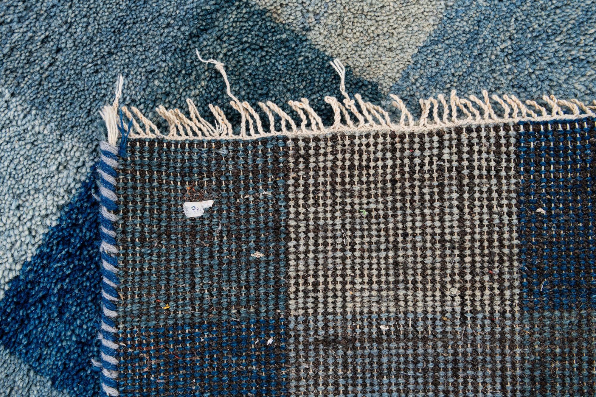 4' x 5' 11 Hand Knotted Gabbeh Wool Rug