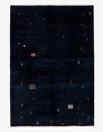 4' 1 x 6' 11 Gabbeh Rug