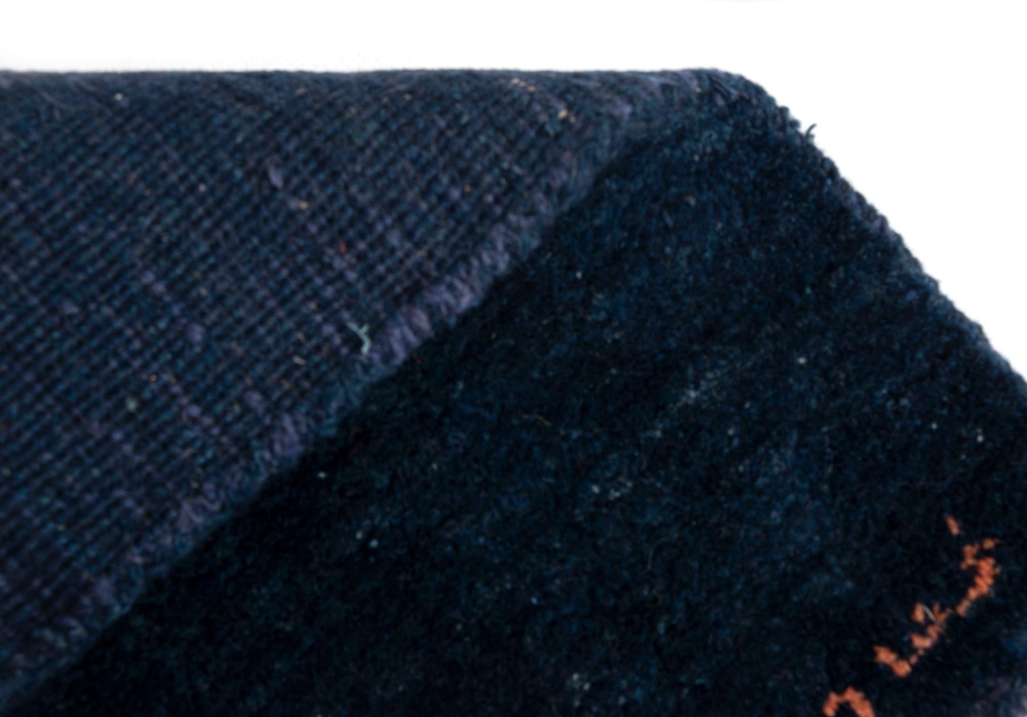 1' 4 x 1' 9 Gabbeh Shouli Wool Rug