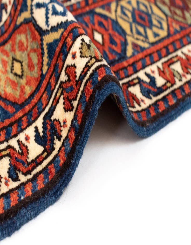 Detail image of 4' 2 x 5' 5  Hand Knotted Ghashghai Persian Rug