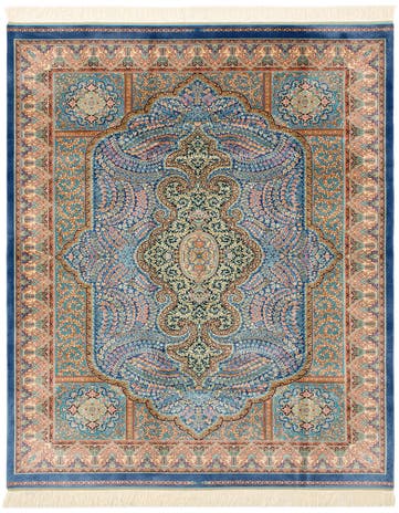 4' 4 x 6' 4 Ghom Design Rug