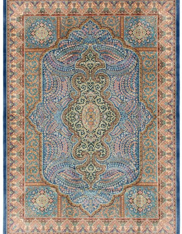 4' 5 x 6' 5 Ghom Design Rug