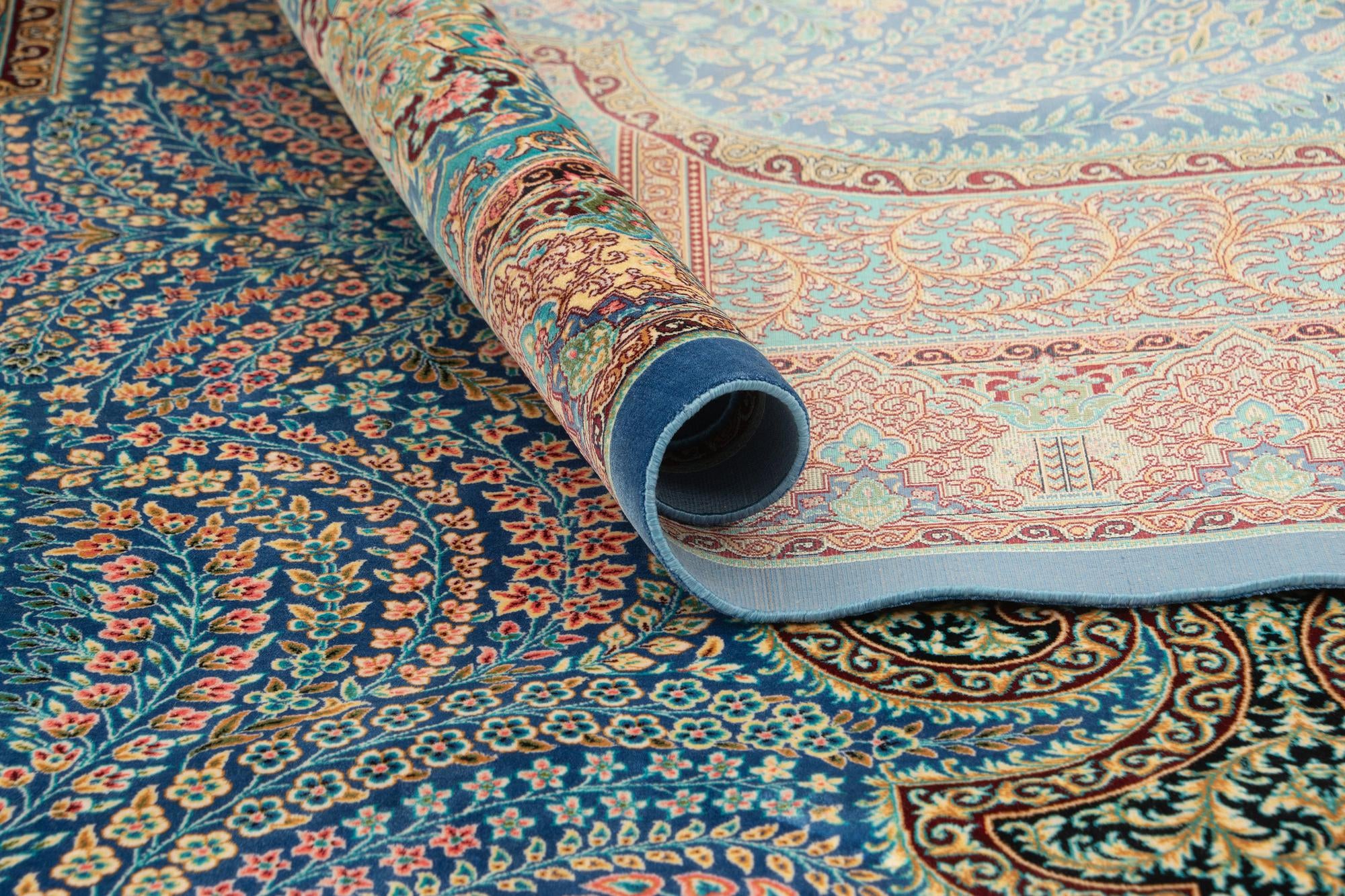 4' 5 x 6' 5 Ghom Design Rug